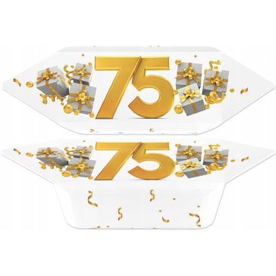 B&B; Słodycze z Pomysłem Krówki na 75 urodziny prezent dla gości 1 kg B&B; Słodycze z Pomysłem Krówki na 75 urodziny prezent dla gości 1 kg