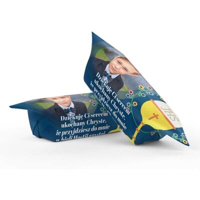 Candy Krówki na komunię dla chłopca 1 kg Candy Krówki na komunię dla chłopca 1 kg