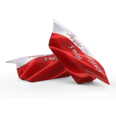 Candy Krówki patriotyczne z logo – biało-czerwone słodycze reklamowe Candy Krówki patriotyczne z logo – biało-czerwone słodycze reklamowe