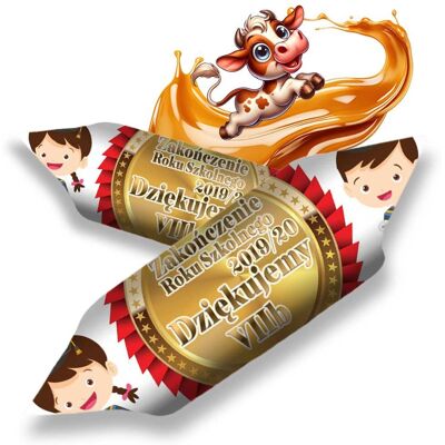 Candy Krówki personalizowane SZKOŁA Przedszkole 120szt Candy Krówki personalizowane SZKOŁA Przedszkole 120szt