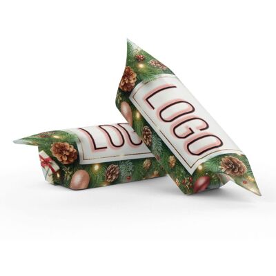 Candy Krówki świąteczne reklamowe z logo firmy – 1 kg Candy Krówki świąteczne reklamowe z logo firmy – 1 kg