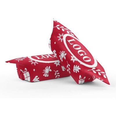 Candy Krówki świąteczne z logo – słodycze reklamowe 1 kg Candy Krówki świąteczne z logo – słodycze reklamowe 1 kg