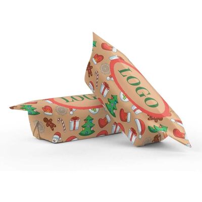 Candy Krówki świąteczne z nadrukiem reklamowym i logo – 1 kg Candy Krówki świąteczne z nadrukiem reklamowym i logo – 1 kg
