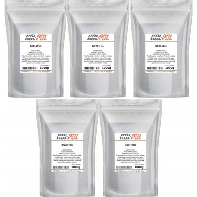 KSYLITOL 5kg Xylitol czysty naturalny słodzik zamiennik cukru Kol-Pol KSYLITOL 5kg Xylitol czysty naturalny słodzik zamiennik cukru Kol-Pol