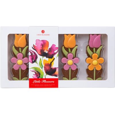 MM Brown Kwiaty z mlecznej belgijskiej czekolady na prezent Dzień Mamy Dzień Kobiet Walentynki 95 g MM Brown Kwiaty z mlecznej belgijskiej czekolady na prezent Dzień Mamy Dzień Kobiet Walentynki 95 g