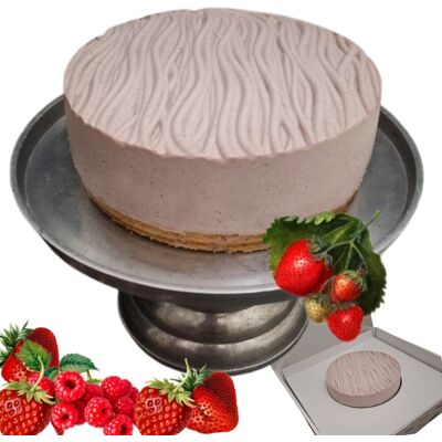 Inny producent Lekki TORT TRUSKAWKOWO MALINOWY bez glutenu CIASTO owocowe BEZGLUTENOWE Inny producent Lekki TORT TRUSKAWKOWO MALINOWY bez glutenu CIASTO owocowe BEZGLUTENOWE