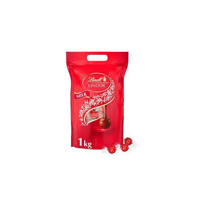 Lindt Lindor Praliny Mleczna Czekolada - 80 sztuk - 1kg - Czekolada Lindt Lindor Praliny Mleczna Czekolada - 80 sztuk - 1kg - Czekolada