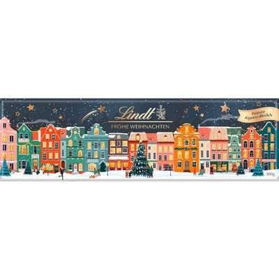 LINDT świąteczna czekolada mleczna Winterhäuser 300g LINDT świąteczna czekolada mleczna Winterhäuser 300g