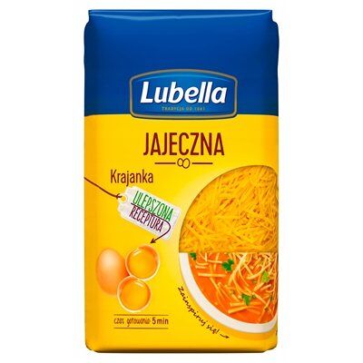 Lubella Jajeczna Makaron Krajanka 8 x 250 g Lubella Jajeczna Makaron Krajanka 8 x 250 g
