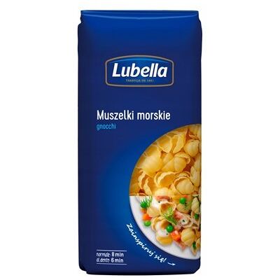 Lubella Makaron Muszelki Morskie 8 x 400 g Zestaw 3,2 kg Lubella Makaron Muszelki Morskie 8 x 400 g Zestaw 3,2 kg