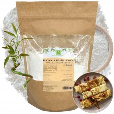 Green Essence MĄKA BAMBUSOWA BŁONNIK BAMBUSOWY keto 1kg naturalny do wypieków z bambusa Green Essence MĄKA BAMBUSOWA BŁONNIK BAMBUSOWY keto 1kg naturalny do wypieków z bambusa