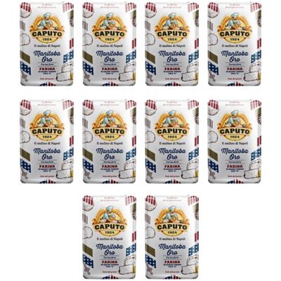 Mąka do pizzy Manitoba Oro 10 x 1kg - Caputo Mąka do pizzy Manitoba Oro 10 x 1kg - Caputo