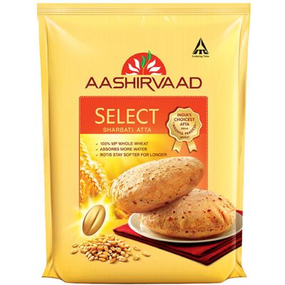 Inny producent Mąka do roti Aashirvaad Select Sharbati Atta 10KG - 100% pszenicy Sharbati Inny producent Mąka do roti Aashirvaad Select Sharbati Atta 10KG - 100% pszenicy Sharbati