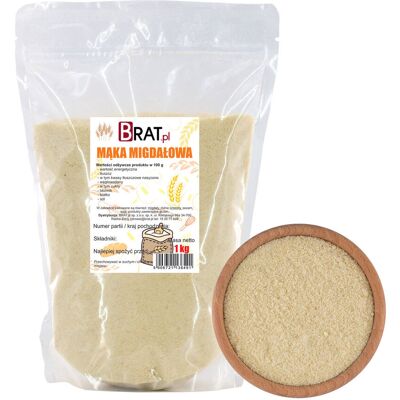 Brat Mąka migdałowa 1kg Brat Mąka migdałowa 1kg