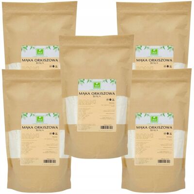 Green Essence Mąka Orkiszowa Jasna Biała 5kg na chleb chlebowa do chleba 5x 1kg NATURALNA Green Essence Mąka Orkiszowa Jasna Biała 5kg na chleb chlebowa do chleba 5x 1kg NATURALNA