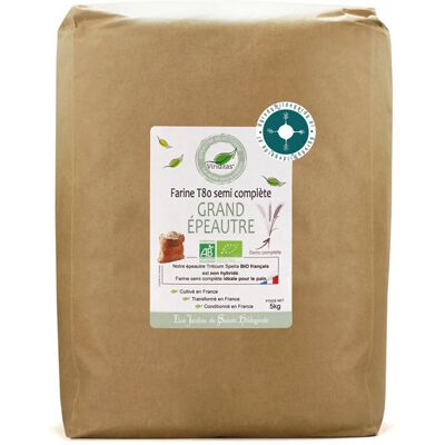 Inny producent Mąka orkiszowa - Mąka typ 800 Orkisz Oberkulmer BIO 5 kg* / Les Jardins de Sainte-Hildegarde Inny producent Mąka orkiszowa - Mąka typ 800 Orkisz Oberkulmer BIO 5 kg* / Les Jardins de Sainte-Hildegarde