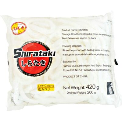 Makaron Shirataki Konjac, grube kluski Udon 20 x 400g - City Aroma Makaron Shirataki Konjac, grube kluski Udon 20 x 400g - City Aroma