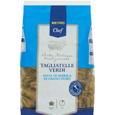 Makaron Tagliatelle Szpinakowe 1,5kg Metro chef Makaron Tagliatelle Szpinakowe 1,5kg Metro chef