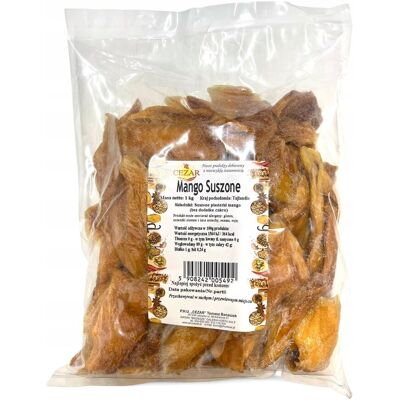 Cezar MANGO SUSZONE naturalnie plastry 1KG Cezar MANGO SUSZONE naturalnie plastry 1KG