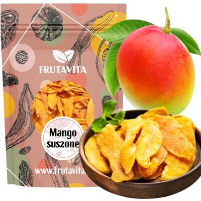 Frutavita Mango suszone plastry 1000 g bez dodatku cukru Frutavita Mango suszone plastry 1000 g bez dodatku cukru