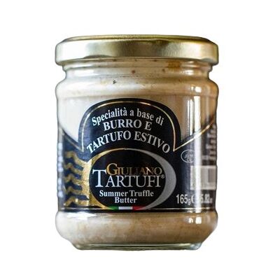 GIULIANO TARTUFI Masło Truflowe Z Kawałkami Czarnej Trufli 5%, 165 G GIULIANO TARTUFI Masło Truflowe Z Kawałkami Czarnej Trufli 5%, 165 G