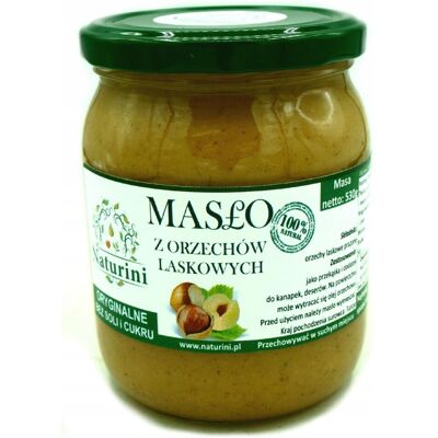 Naturini Masło Z Orzechów Laskowych 100% Smooth 530g Naturini Masło Z Orzechów Laskowych 100% Smooth 530g