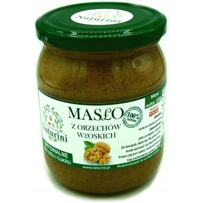Naturini Masło Z Orzechów Włoskich Polskie 100% Smooth 530g Naturini Masło Z Orzechów Włoskich Polskie 100% Smooth 530g