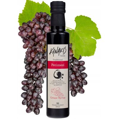 Kanakis Family Melasa winogronowa ”Petimezi” Grecka butelka 250 ml 100% naturalna Kanakis Kanakis Family Melasa winogronowa ”Petimezi” Grecka butelka 250 ml 100% naturalna Kanakis