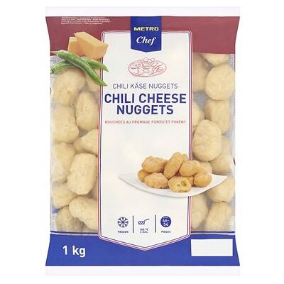 Metro Chef Chili cheese nuggets mrożone 1 kg Metro Chef Chili cheese nuggets mrożone 1 kg