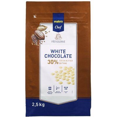Metro Chef Czekolada biała w groszkach 2,5 kg Metro Chef Czekolada biała w groszkach 2,5 kg