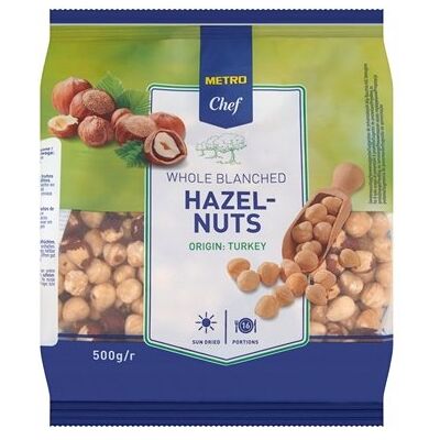 Metro Chef Orzechy laskowe blanszowane 500 g Metro Chef Orzechy laskowe blanszowane 500 g