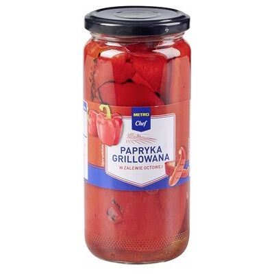 Metro Chef Papryka grillowana w zalewie octowej 6 x 450 g Metro Chef Papryka grillowana w zalewie octowej 6 x 450 g