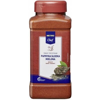 Metro Chef Papryka słodka mielona 4 x 500 g Metro Chef Papryka słodka mielona 4 x 500 g