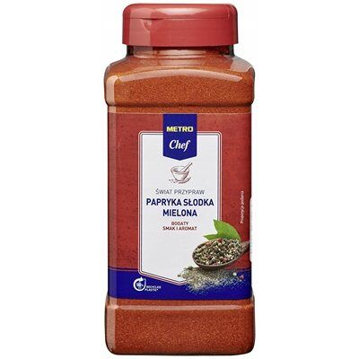 Metro Chef Papryka słodka mielona 500 g aromatyczna przyprawa Metro Chef Papryka słodka mielona 500 g aromatyczna przyprawa