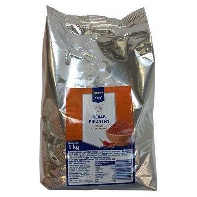 Metro Chef Przyprawa Kebab Pikantny 1 Kg – Intensywna Mieszanka Przypraw Metro Chef Przyprawa Kebab Pikantny 1 Kg – Intensywna Mieszanka Przypraw