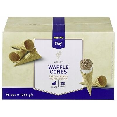 Metro Chef Wafle do lodów słodkie 1248 g 96 sztuk Metro Chef Wafle do lodów słodkie 1248 g 96 sztuk
