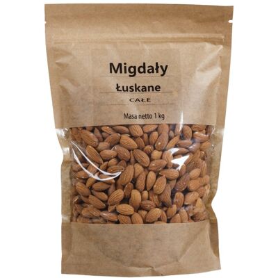Orzeszek Migdały łuskane CAŁE 1 kg Orzeszek Migdały łuskane CAŁE 1 kg