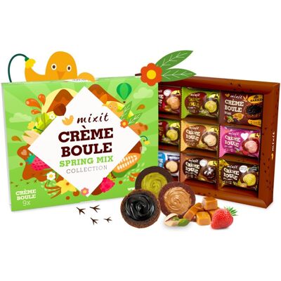 Mixit Creme Boule Spring Mix - daktylowe ciasteczka z nadzieniem, 270g Mixit Creme Boule Spring Mix - daktylowe ciasteczka z nadzieniem, 270g