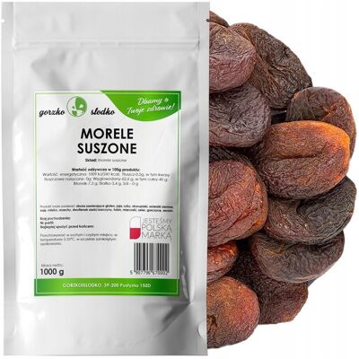gorzkoislodko Morele Suszone Bez Konserwantów Naturalne 1 Kg gorzkoislodko Morele Suszone Bez Konserwantów Naturalne 1 Kg