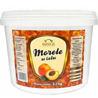 Batus Morele W Żelu Deserowe 50% Frużelina 3,2 Kg Batus Morele W Żelu Deserowe 50% Frużelina 3,2 Kg
