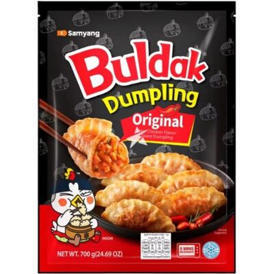 Inny producent Mrożone pierożki Samyang Buldak Hot Chicken Original 700 g - koreańska przekąska, przygotowanie w 5 minut, na parze Inny producent Mrożone pierożki Samyang Buldak Hot Chicken Original 700 g - koreańska przekąska, przygotowanie w 5 minut, na parze
