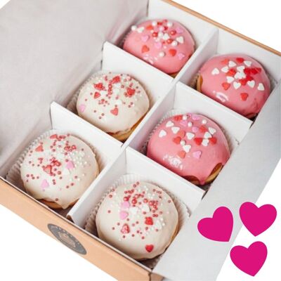 Inny producent NADZIEWANE PĄCZKI oblane CZEKOLADA 6szt słodki PREZENT Inny producent NADZIEWANE PĄCZKI oblane CZEKOLADA 6szt słodki PREZENT