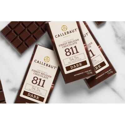 Napolitains Callebaut Mini Tabliczki 1kg ( 75szt. ) czekolada ciemna 811 Napolitains Callebaut Mini Tabliczki 1kg ( 75szt. ) czekolada ciemna 811