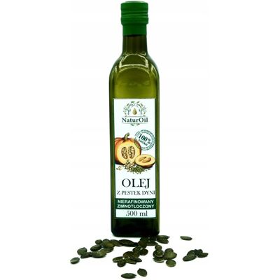 Naturini Olej Dyniowy Z Pestek Dyni 500ml Naturoil Naturini Olej Dyniowy Z Pestek Dyni 500ml Naturoil
