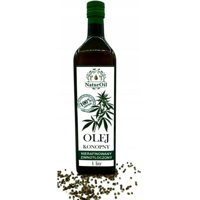 Naturini Olej Konopny Z Konopii Siewnej 1litr Naturoil Naturini Olej Konopny Z Konopii Siewnej 1litr Naturoil