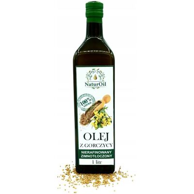 Naturini Olej Musztardowy Z Gorczycy 1 Litr Naturoil Naturini Olej Musztardowy Z Gorczycy 1 Litr Naturoil