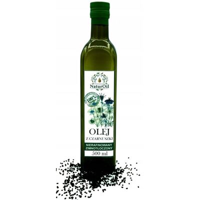 Naturini Olej Z Czarnuszki Premium 500ml Naturoil Naturini Olej Z Czarnuszki Premium 500ml Naturoil