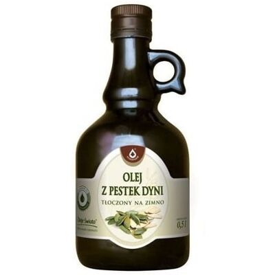 Olej z Pestek Dyni 500ml - Oleofarm Olej z Pestek Dyni 500ml - Oleofarm