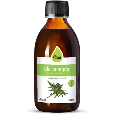 Olini Olej Z Konopi Siewnej 250 Ml Olini Olej Z Konopi Siewnej 250 Ml