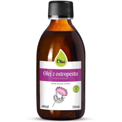 Olini Olej Z Ostropestu Plamistego 250 Ml Olini Olej Z Ostropestu Plamistego 250 Ml